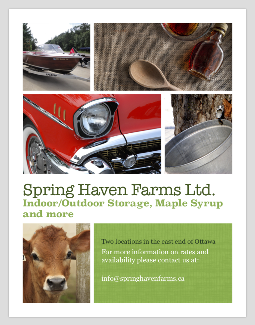 Spring Haven Farms Ltd.